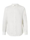 A|X Armani Exchange Linnen Shirt Lange Mouw Klassiek - Wit