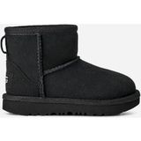 UGG Meisjes Laars 1017715T/Blk T Classic Mini Ii Zwart Leer Enkellaarsjes Maat 22