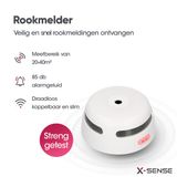 X-Sense Link+ Pro Slimme bundel - 2 XS01-M Rookmelders, 1 XC0C-MR Koolmonoxidemelder en SBS50 Base Station