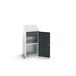 Bott Verso Systeemkast | 525x550x1130mm | 2 Legborden | 1 Deur | 1 Lade | RAL 7016