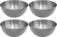 Secret de Gourmet - Slakommetjes/Schaaltjes - Set 10x - RVS - D19 cm