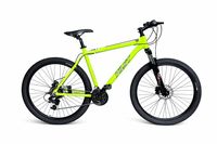 Pilot VTT 27,5 pouce Hommes Femmes Vert Aluminium Cadre Shimano 21 Vitesses Freins à disque