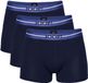 Joop! Boxer Everyday Mannen Donkere Saffier Effen XXL Katoen/Elastaan 3-Pack