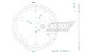 ESJOT Couronne Acier - 44 Dents - Made in Germany