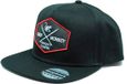 Surf Monkey Truckerpet - Platte klep - Snapback / Volwassenen / Eén maat (Zwart)
