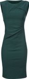 Voodoo Vixen Claudette Dames Midi-jurk - petrol - S