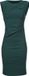 Voodoo Vixen Claudette Dames Midi-jurk - petrol - S