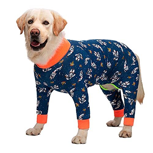 JRKJ Hondenkleding camouflage hond pyjama jumpsuit lichtgewicht hond kostuum onesies voor middelgrote grote honden meisje/jongen shirt