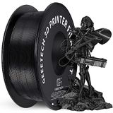 GEEETECH Filament PLA 1.75mm, 3D Printer PLA Filament 1kg Spoel, noir