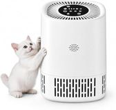 Luchtreiniger met 3-in-1 HEPA-filter, CADR 100 m³/h voor maximaal 15 ㎡, 5 standen incl. auto en slaapmodus, 24 dB stil, type-c USB, timer, kinderbeveiliging, voor mensen met allergieën en huisdieren