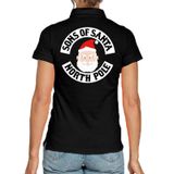 Bellatio Decorations Sons of Santa Foute kerst polo / poloshirt North Pole - voor dames - kerstkleding / christmas outfit L