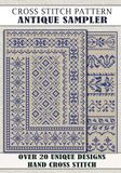 20+ Monochrome Cross Stitch Patterns: A Collection of Vintage Borders and Traditional Floral Motifs
