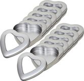 Merkloos Hartjes Vorm Opbergblik/Bewaarblik met Venster - Zilver