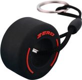Sleutelhanger Jonyx Formule 1 band Sleutelhanger - F1 wiel - Raceband auto - Formula 1 tire - Soft rubber - Zwart rood - Racing