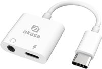 Akasa USB-C Audio Adapter AK-CBCA30-08WH Wit