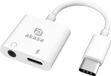 Akasa USB-C Audio Adapter AK-CBCA30-08WH Wit