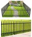Clôture de jardin - 61 x 61 cm - 5 panneaux - Métal inoxydable - Sans creuser