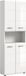 Xonox.Home Hoge Kast Ice Wit Imitatie 60x185x30 cm