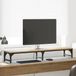 vidaXL Monitorstand Artisanaal eiken 105 x 23 x 15,5 cm Bewerkt hout