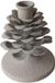 Mansion Atmosphere Kandelaar Pinecone Wit 9,5x9,5x11,5cm
