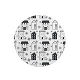 Questo Casa Ronde Digitally Printed Mouse Pad, Non-Slip Base, for Office and Home, Diameter: 22 cm