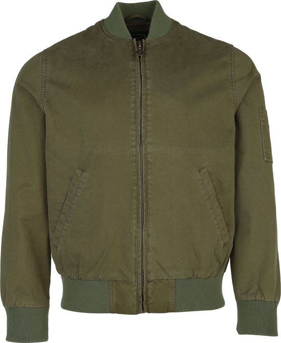 R.E.D. by EMP R.E.D. Rock-Engineered Design Khaki overgangsjasje met ronde hals - Heren - S
