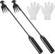Sans marque 2 désherbeurs de jardin avec gants - Désherbage efficace et outils de jardinage