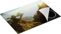 Chefcare Inductie Beschermer Bos in de Bergen met Zonneschijn - 75x55 cm
