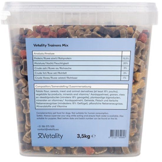 Vetality Hondensnacks Training - 2 x 3,5kg