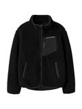 NAME IT Fleece jas 'NKNMattia' zwart