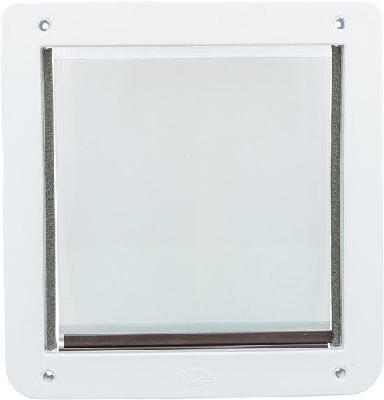 Trixie 2-Weg Hondenluik - Wit - M-XL - 39X45 cm