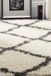 Safavieh Dallas Shag Collection SGD557A tapijt, donkergrijs en ivoor, 25,4 x 35,6 cm modern 3' x 5' Ivoor/donkergrijs