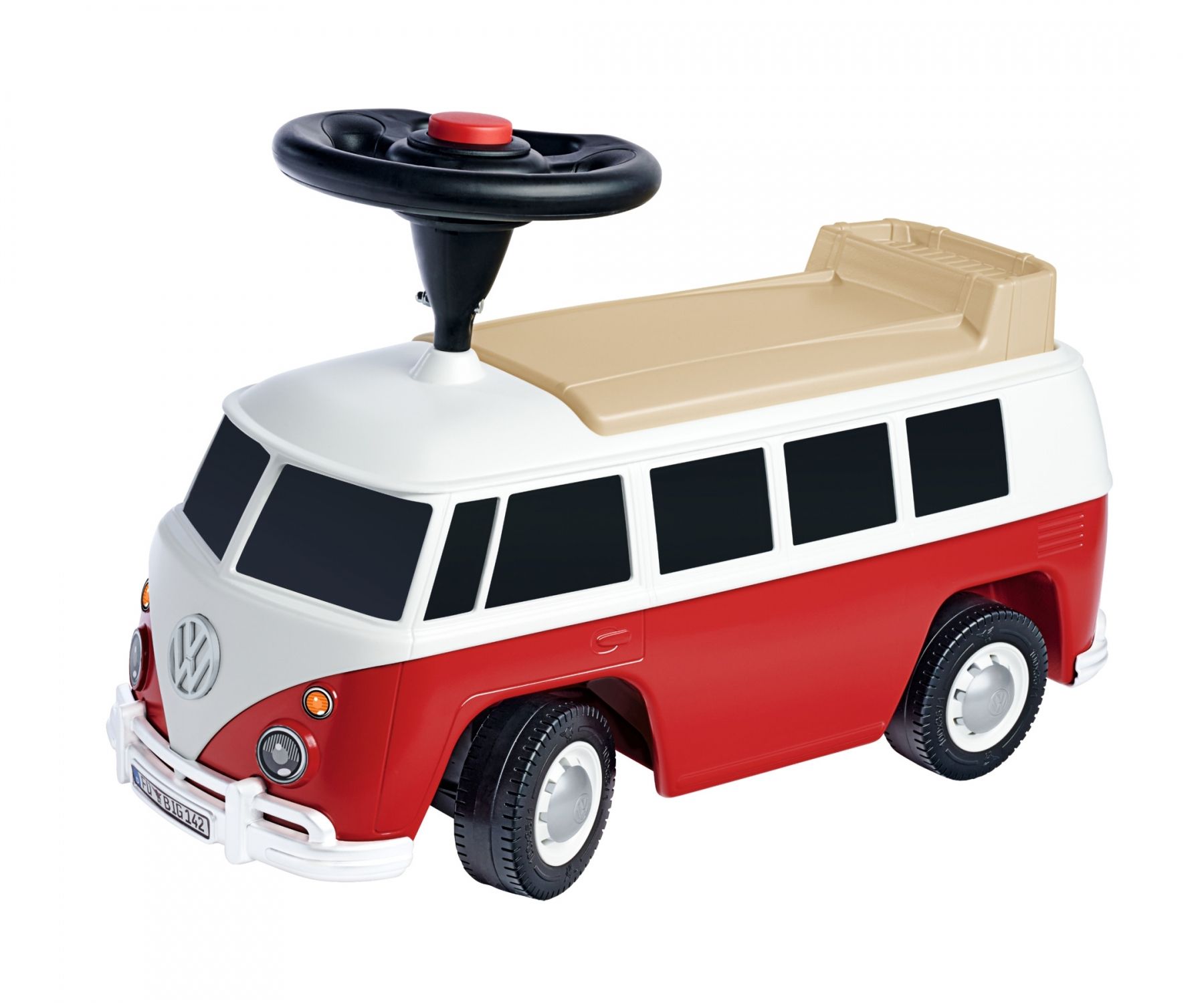 BIG VW T1 Ride-on Car - Red