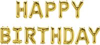 Merkloos / Sans marque PaperDreams Foil balloon kit - Happy birthday