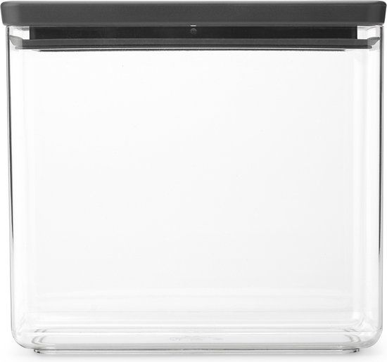 Brabantia Tasty+ Voorraadbus - Stapelbaar - 3,5 l - Dark Grey
