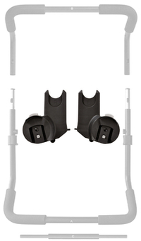 baby jogger Adapter City Select 2 voor cybex/Maxi Cosi/ BeSafe zwart
