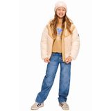 Retour Jeans gewatteerde teddy winterjas - beige
