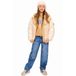 Retour Jeans gewatteerde teddy winterjas - beige