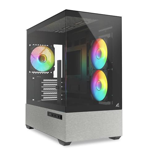 Sharkoon MK7 zwart, mATX pc-behuizing, ARGB