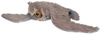 Nature Planet Pluche Oehoe uil - zachte pluche stof - knuffel vogel - vliegend - 40 cm