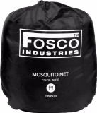 Fosco Industries Fosco Muggennet - wit - polyester - D50 cm / H230 cm - 2 personen - klamboe