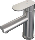 Brauer Brushed Edition Robinet de lavabo montage en applique - bas - modèle C - PVD - acier inoxydable brossé