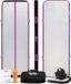 Flipflex Airtrack - 4m - 20cm - Rose - Tapis de gymnastique - Comprend un mini-souffleur 600W et un sac de transport