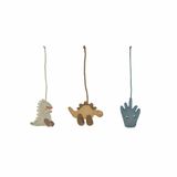 OYOY Dino Play Lit d'enfant Coton/Polyester Bleu, Brun, Gris 3 pièce(s)