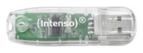 Intenso Rainbow Line USB stick - 32GB - USB 2.0 - Transparant