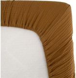 DOMIVA Hoeslaken luier - Karamel - 70 x 140 cm