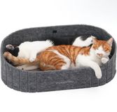 FUKUMARU Planche griffoir pour Chat, 61 cm, Gris foncé
