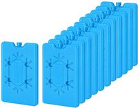 Merkloos / Sans marque Koopman International Koelelementen 12x stuks 400 ml 10 x 16 cm blauw