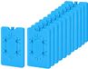 Merkloos / Sans marque Koopman International Koelelementen 12x stuks 400 ml 10 x 16 cm blauw