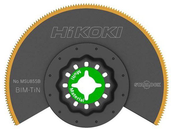 HiKOKI Segmentzaagblad - Bi-Metalen Titaan - 85 mm - Starlock Bevestiging